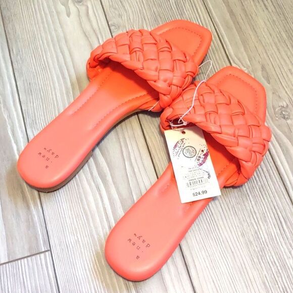 (9-1382) 🔥3/$20🔥 A New Day Pink Carissa Sandals Size 6 - Picture 4 of 11